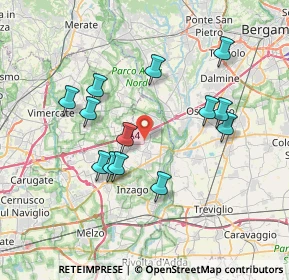 Mappa Via I Maggio, 20056 Grezzago MI, Italia (6.93538)