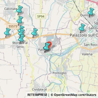 Mappa Via Croce, 24050 Palosco BG, Italia (2.68545)