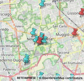 Mappa Via G. Biondi, 20834 Nova Milanese MB, Italia (2.36118)