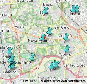 Mappa Via G. Biondi, 20834 Nova Milanese MB, Italia (2.705)