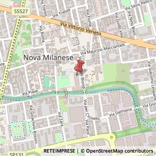 Mappa Via Giorgio Biondi, 12, 20834 Nova Milanese, Monza e Brianza (Lombardia)