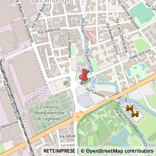 Mappa Via Castello, 1, 20025 Legnano, Milano (Lombardia)