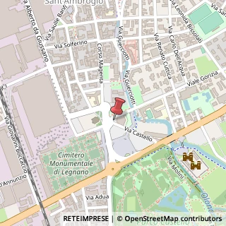 Mappa Via Castello, 5, 20025 Legnano, Milano (Lombardia)