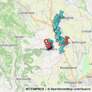 Mappa Via Francesco de Buzzaccarini, 36030 Costabissara VI, Italia (1.28)