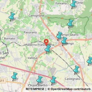 Mappa Piazza Manifattura Augusta, 25050 Paderno Franciacorta BS, Italia (3.12)