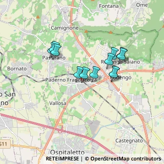 Mappa Piazza Manifattura Augusta, 25050 Paderno Franciacorta BS, Italia (1.45667)