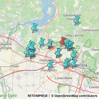 Mappa Piazza Manifattura Augusta, 25050 Paderno Franciacorta BS, Italia (6.723)
