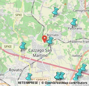 Mappa Via Roma, 25046 Cazzago San Martino BS, Italia (3.26417)