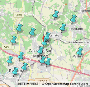 Mappa Via Roma, 25046 Cazzago San Martino BS, Italia (2.22813)