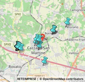Mappa Via Roma, 25046 Cazzago San Martino BS, Italia (1.9375)