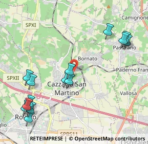 Mappa Via Roma, 25046 Cazzago San Martino BS, Italia (2.55)