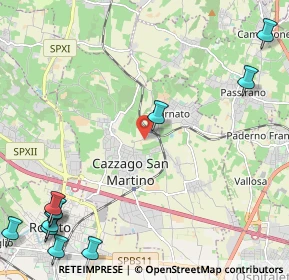 Mappa Via Roma, 25046 Cazzago San Martino BS, Italia (3.41545)