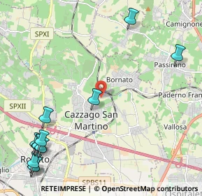 Mappa Via Roma, 25046 Cazzago San Martino BS, Italia (3.135)