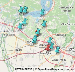 Mappa Via Roma, 25046 Cazzago San Martino BS, Italia (7.19714)