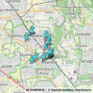 Mappa Via Fratelli Cervi, 20031 Cesate MI, Italia (1.20882)