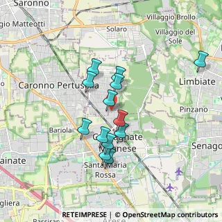 Mappa Via Fratelli Cervi, 20031 Cesate MI, Italia (1.48385)