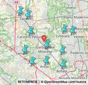 Mappa Via Fratelli Cervi, 20031 Cesate MI, Italia (4.24)