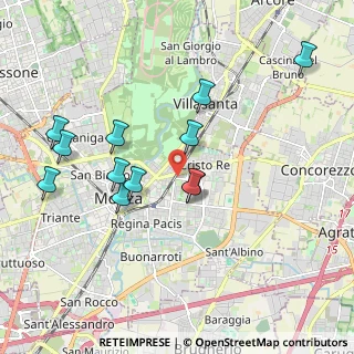 Mappa Via Camillo Prampolini, 20052 Monza MB, Italia (1.91333)