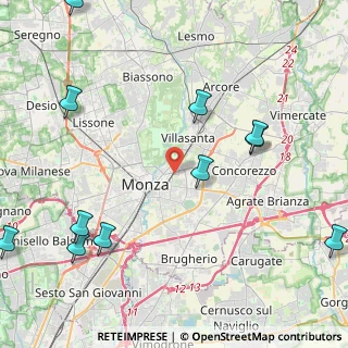 Mappa Via Camillo Prampolini, 20052 Monza MB, Italia (5.76182)