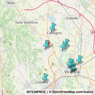 Mappa Via Monte Grappa, 36030 Costabissara VI, Italia (4.67727)