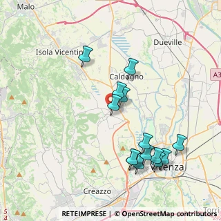 Mappa Via Monte Grappa, 36030 Costabissara VI, Italia (4.03571)