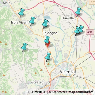 Mappa Via Antonio Meucci, 36030 Costabissara VI, Italia (4.67364)