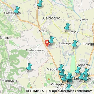 Mappa Via Antonio Meucci, 36030 Costabissara VI, Italia (3.40412)