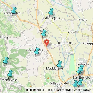 Mappa Via Antonio Meucci, 36030 Costabissara VI, Italia (3.43545)