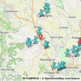 Mappa Via Antonio Meucci, 36030 Costabissara VI, Italia (2.7765)