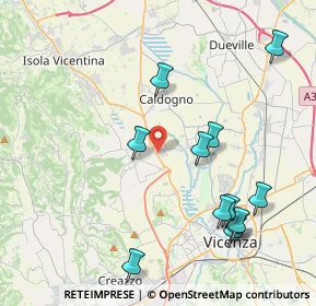 Mappa Via Antonio Meucci, 36030 Costabissara VI, Italia (4.53083)