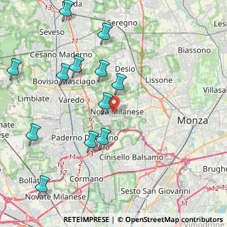Mappa 20054 Nova Milanese MB, Italia (5.10923)
