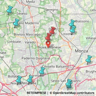 Mappa 20054 Nova Milanese MB, Italia (6.21)