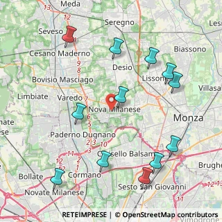 Mappa 20054 Nova Milanese MB, Italia (4.81083)