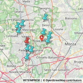 Mappa 20054 Nova Milanese MB, Italia (3.61091)