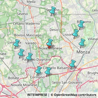 Mappa 20054 Nova Milanese MB, Italia (4.85545)