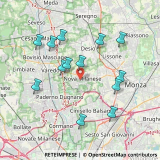 Mappa 20054 Nova Milanese MB, Italia (4.05308)