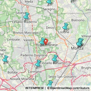 Mappa 20054 Nova Milanese MB, Italia (5.97583)