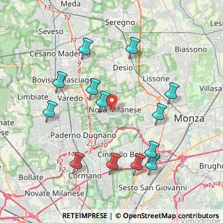 Mappa 20054 Nova Milanese MB, Italia (4.25923)