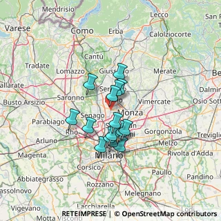 Mappa 20054 Nova Milanese MB, Italia (9.64067)