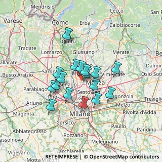 Mappa 20054 Nova Milanese MB, Italia (10.49778)