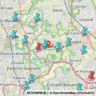 Mappa 20054 Nova Milanese MB, Italia (2.83357)