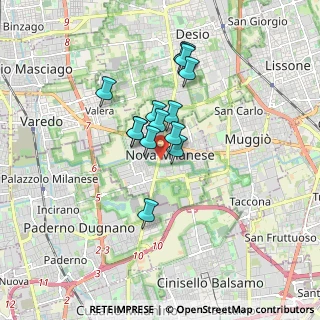 Mappa 20054 Nova Milanese MB, Italia (1.27714)