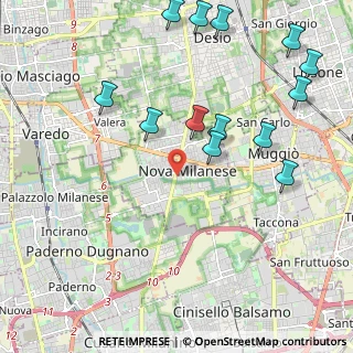 Mappa 20054 Nova Milanese MB, Italia (2.48385)