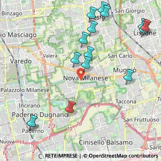Mappa 20054 Nova Milanese MB, Italia (2.69267)