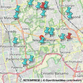 Mappa 20054 Nova Milanese MB, Italia (2.65316)