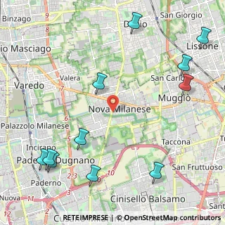 Mappa 20054 Nova Milanese MB, Italia (2.91455)