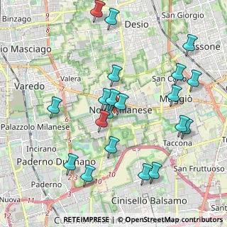 Mappa 20054 Nova Milanese MB, Italia (2.123)