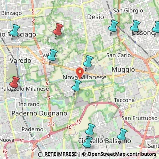 Mappa 20054 Nova Milanese MB, Italia (3.01083)