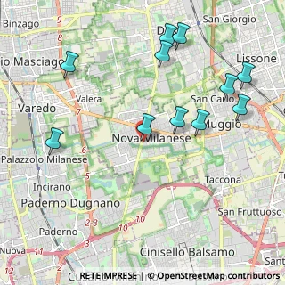Mappa 20054 Nova Milanese MB, Italia (2.30545)