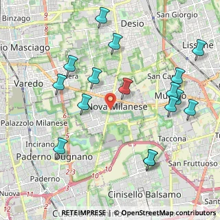 Mappa 20054 Nova Milanese MB, Italia (2.33375)
